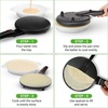 image:imageNutrichef Electric Crepe Maker  8inch Nonstick Cooktop with OnOff Switch  Cooks Roti Tortillas amp Pancakes  Automatic Temperature Control amp Cool Touch Handle  Includes Food Bowl Whisk amp SpatulaDark Black