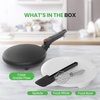 image:imageNutrichef Electric Crepe Maker  8inch Nonstick Cooktop with OnOff Switch  Cooks Roti Tortillas amp Pancakes  Automatic Temperature Control amp Cool Touch Handle  Includes Food Bowl Whisk amp SpatulaBlack
