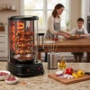 image:imageNutriChef Countertop Vertical Rotating Oven  Rotisserie Shawarma Machine Kebob Machine Stain Resistant amp Energy Efficient WHeat Resistant Door Includes Kebob Rack with 7 Skewers