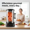 image:imageNutriChef Countertop Vertical Rotating Oven  Rotisserie Shawarma Machine Kebob Machine Stain Resistant amp Energy Efficient WHeat Resistant Door Includes Kebob Rack with 7 Skewers