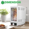 image:imageNutriChef Vertical Rotisserie Oven Roaster  Rotating ShawarmaKebab Machine with Skewer and Rack Basket Tower Roasting Rack Poultry Tower Drip Tray  For Meat Chicken Turkey Lamb  PKRT15 WhiteWhite