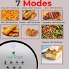 image:imageNutriChef Air Fryer  1000w 2 Quart Capacity Personal Air Fryer Conserve Counterspace Oilfree cooking with Removable Deep NonStick Fry Basket Black2 QT