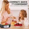 image:imageNutriChef Electric Griddle amp Crepe Maker  Nonstick 12 Inch Hot Plate Cooktop  Adjustable Temperature Control  Batter Spreader amp Wooden Spatula  Used Also For Pancakes Blintzes amp EggsOne Size