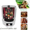 image:imageNutriChef Vertical Rotisserie Oven Roaster  Electric Shawarma amp Kebab Machine with Skewers Basket Tower Poultry Rack Drip Tray  For Chicken Turkey Lamb Beef  White