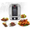 image:imageNutriChef Vertical Rotisserie Oven Roaster  Electric Shawarma amp Kebab Machine with Skewers Basket Tower Poultry Rack Drip Tray  For Chicken Turkey Lamb Beef  White
