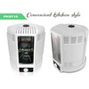 image:imageNutriChef Vertical Rotisserie Oven Roaster  Electric Shawarma amp Kebab Machine with Skewers Basket Tower Poultry Rack Drip Tray  For Chicken Turkey Lamb Beef  White