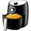 image:imageNutriChef Air Fryer  1000w 2 Quart Capacity Personal Air Fryer Conserve Counterspace Oilfree cooking with Removable Deep NonStick Fry Basket Black2 QT