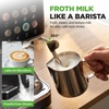 image:imageNutriChef 20Bar Espresso Maker With Milk Frother  Removable 18 Quart Water Tank  Coffee Maker for Brewing Espresso Cappuccino Latte Americano amp Cold Brew Coffees  Black