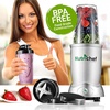 image:imageNutriChef Personal Electric Single Serve Blender  1200W Professional Kitchen Countertop Mini Blender Shakes and Smoothies w Pulse Blend Convenient  Portable 10 amp 24 Oz Cups  NutriChef NCBL12Stainless