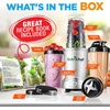 image:imageNutriChef Personal Electric Single Serve Blender  1200W Professional Kitchen Countertop Mini Blender Shakes and Smoothies w Pulse Blend Convenient  Portable 10 amp 24 Oz Cups  NutriChef NCBL12Stainless