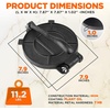 image:imageNutriChef 8 Cast Iron Tortilla Press  Durable HeavyDuty Construction Ideal for Tortillas Patacones Tostones Plantain Press