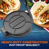 image:imageNutriChef 8 Cast Iron Tortilla Press  Durable HeavyDuty Construction Ideal for Tortillas Patacones Tostones Plantain Press