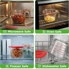 image:imageNutriChef 1 Cup Glass Measuring Cup with Lid 8 oz  HeatResistant Borosilicate Liquid Measure Cup with EasyRead Scale for Cooking Baking and Food Storage Dishwasher and Freezer SafeRed