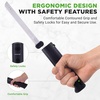 image:imageNutriChef Cordless Electric Knife  Easy to Use Constant ONOFF Safety Function  Lightweight Kitchen Knife  Carve Turkey Meats Poultry Bread amp Cheese  1142 Stainless Steel Blades  BlackBlack