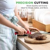 image:imageNutriChef Cordless Electric Knife  Easy to Use Constant ONOFF Safety Function  Lightweight Kitchen Knife  Carve Turkey Meats Poultry Bread amp Cheese  1142 Stainless Steel Blades  BlackRed