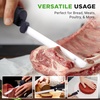 image:imageNutriChef Cordless Electric Knife  Easy to Use Constant ONOFF Safety Function  Lightweight Kitchen Knife  Carve Turkey Meats Poultry Bread amp Cheese  1142 Stainless Steel Blades  BlackBlack