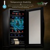 image:imageNutrichef 28 Bottle Wine Fridge  Single Zone Red amp White Wine Chiller  Adjustable Temperature 41F to 64F  Ultra Quiet Operation  Wine Cooler For Home amp Office  Free Standing 33x16x17 IN  Black