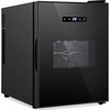 image:imageNutrichef 12 Bottle Slim Wine Fridge  Great for Both Red amp White Wines  Adjustable Temperature 41F to 64F  Ultra Quiet  Mini Wine Cooler For Home amp Office  Free Standing 18x13x20 IN  Black
