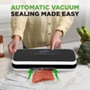 image:imageNutriChef 110W Food Vacuum Sealer Machine  Automatic FoodSaver Air Sealing System for Meat Packing and Sous Vide Storage Includes 6 Vacuum Bag Rolls Selectable Sealing Modes Black