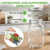 image:imageNutriChef 16 oz Wide Mouth Mason Jars  12 Pcs Glass Food Storage Containers with Lids for Meal Prep Jam Honey amp Crafts  Reusable Canning Supplies16 Pack