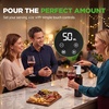image:imageNutriChef 3in1 Electric Wine Aerator  Aerates Vacuum Seals amp Dispenses  Includes 3 Bottle Adapters 2 Vacuum Stoppers amp 2 Straws  Rechargeable LED Touch Screen with Measured Pours  White