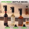 image:imageNutriChef 3in1 Electric Wine Aerator  Aerates Vacuum Seals amp Dispenses  Includes 3 Bottle Adapters 2 Vacuum Stoppers amp 2 Straws  Rechargeable LED Touch Screen with Measured Pours  Black