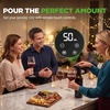 image:imageNutriChef 3in1 Electric Wine Aerator  Aerates Vacuum Seals amp Dispenses  Includes 3 Bottle Adapters 2 Vacuum Stoppers amp 2 Straws  Rechargeable LED Touch Screen with Measured Pours  Black