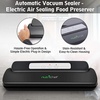 image:imageNutriChef Automatic Handheld Sealer Vacuum Machine Storage for Dry or Moist Product Home Kitchen Heat Sealing System Simple amp Compact Fresh Saver Meal Food Plastic Roll Bag Starter Kit AZPKVS10BK