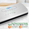 image:imageNutriChef Premium 2 Vacuum Sealer Bags  8 x 50 PKVS10BK PKVS10WT PKVS18SL PKVS18BK PKVS20STS PKVS30STS wSilver Automatic Vacuum Air Sealing System For Food Preservation wStarter Kit