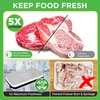 image:imageNutriChef Vacuum Sealer For Food  Automatic Air Sealing Machine for Dry amp Moist Foods LED Touch Controls Includes Vacuum Bags Hose amp Wine Stopper High Suction Power