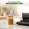 image:imageNutriChef Vacuum Sealer Hose Replacement 177 x 138 Airtight PVC Tube for NCVS80BSS Food Vacuum Sealer Machine Accessory Part Made of Food Grade Plastic Easy to Replace and Longlasting Design