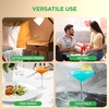 image:imageNutriChefKitchen 6 Sets of Crystal Martini Glass Ultra Clear Elegant Wine Glass 100 Hand Blown Dishwasher safe Classy and Reusable Packaging NCGLMT6816 Piece
