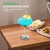 image:imageNutriChefKitchen 6 Sets of Crystal Martini Glass Ultra Clear Elegant Wine Glass 100 Hand Blown Dishwasher safe Classy and Reusable Packaging NCGLMT684 Piece