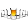 image:image8 Pack Clear Shot Glasses  1 Oz Elegant Round Shotglass Set of 8  Stable Base Thermal Shock Resistant  For HotCold Drink Whiskey Vodka Tequila Shots Cordial Espresso8pack