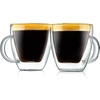 image:imageNutriChef Double Wall Insulated Cups  4pcs 52 oz High Borosilicate Glass Sweat Free Mugs Clear Drinkware for HotCold Drinks Coffee Espresso Cappuccino Latte Tea Microwavable Dishwasher Safe2 pack