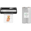 image:imageNutriChef PKVS Vacuum Sealer Stainless SteelBlack amp Premium 2 Vacuum Sealer 2Pack