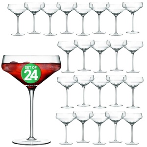 image:imageNutriChefKitchen 6 Sets of Crystal Martini Glass Ultra Clear Elegant Wine Glass 100 Hand Blown Dishwasher safe Classy and Reusable Packaging NCGLMT6824 Piece