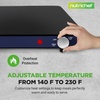 image:imageNutriChef Electric Warming Tray  Glass Surface Hot Serving Tray  Adjustable Temperature 140F to 230F  Energy Efficient amp Space Saving  Perfect for BuffetsParties amp More  212 x 165 IN  Blue