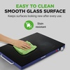 image:imageNutriChef Electric Warming Tray  Glass Surface Hot Serving Tray  Adjustable Temperature 140F to 230F  Energy Efficient amp Space Saving  Perfect for BuffetsParties amp More  212 x 165 IN  Blue