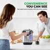 image:imageNutriChef Digital Water Boiler and Warmer  5L528 Qt Stainless Electric Hot Water Dispenser wLCD Display Rotating Base Keep Warm Auto Shut Off Safety Lock Instant Heating for Coffee amp Tea3 Liter