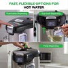 image:imageNutriChef Digital Water Boiler and Warmer  5L528 Qt Stainless Electric Hot Water Dispenser wLCD Display Rotating Base Keep Warm Auto Shut Off Safety Lock Instant Heating for Coffee amp Tea3 Liter