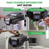 image:imageNutriChef Digital Water Boiler and Warmer  5L528 Qt Stainless Electric Hot Water Dispenser wLCD Display Rotating Base Keep Warm Auto Shut Off Safety Lock Instant Heating for Coffee amp Tea4 Liter