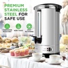 image:imageNutriChef Hot Water Urn Pot 338 QT Insulated Stainless Steel Hot Water Dispenser amp Boiler Auto amp Manual Dispense Safety Lock Electric Kettle201 Quarts