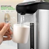 image:imageNutriChef Hot Water Urn Pot 338 QT Insulated Stainless Steel Hot Water Dispenser amp Boiler Auto amp Manual Dispense Safety Lock Electric Kettle34 Quarts