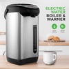 image:imageNutriChef Hot Water Urn Pot 338 QT Insulated Stainless Steel Hot Water Dispenser amp Boiler Auto amp Manual Dispense Safety Lock Electric Kettle34 Quarts