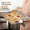 image:imageNutriChef 15 Nonstick Cookie Sheet for Baking  Premium Grade Carbon Steel NonStick Baking amp Roasting Pan w Silicone Handles  Dishwasher Safe Champagne Gold