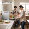 image:imageNutriChef 26QT Air Fryer Oven  Countertop Convection Toaster amp Air Fryer  360 Rotisserie Feature  10 Digital Presets  Includes Drip Tray Air Frying Basket amp Bake Rack 15x16x14  Stainless Steel