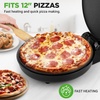 image:imageNutriChef Countertop Pizza Maker  1500W NonStick Electric Pizza Cooker  Make 12 Personal Pizzas Eggs Toast amp More  CoolTouch Handles Compact amp SpaceSaving  Temp Range 175400F  RedBlack