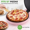 image:imageNutriChef Countertop Pizza Maker  1500W NonStick Electric Pizza Cooker  Make 12 Personal Pizzas Eggs Toast amp More  CoolTouch Handles Compact amp SpaceSaving  Temp Range 175400F  RedPink