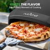 image:imageNutriChef Outdoor Pizza Oven with 360 Rotating Pizza Stone  Adjustable Heat Control Dial Includes Pizza Peel Stone amp Regulator with Hose  Cooks 12 Pizza in 60 seconds  252 x 161 x 14 INNo Handle